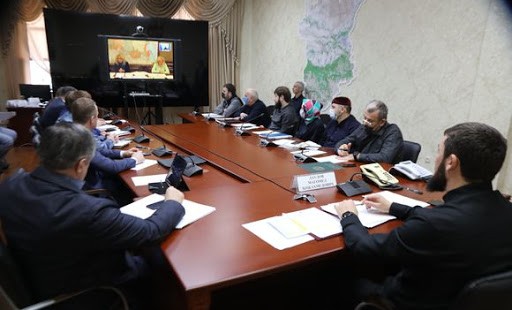Магомед  Даудов принял участие в заседании рабочей группы Госсовета РФ по борьбе с COVID-19