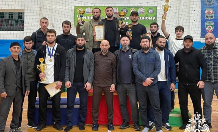 Команда ГУ МЧС России по ЧР стала призером чемпионата по рукопашному бою