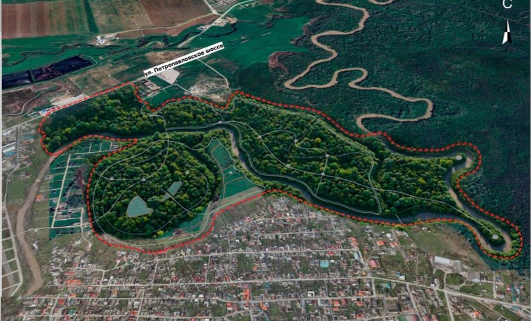 На Петропавловском шоссе планируется благоустройство лесопарка площадью 212 гектаров