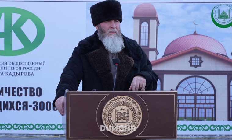 В Веденском районе началось строительство мечети на 3000 мест