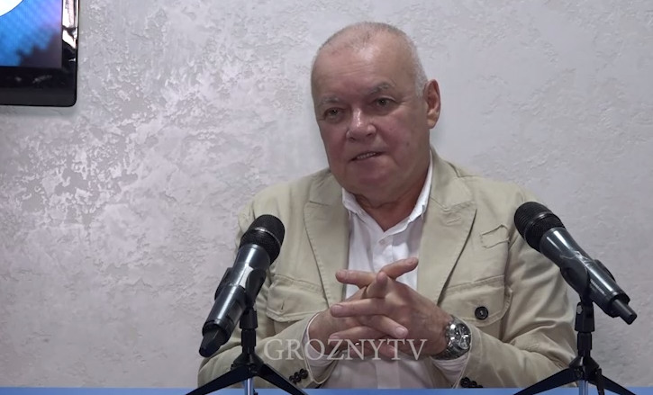 Известный журналист Дмитрий Киселев  побывал на ЧГТРК «Грозный»