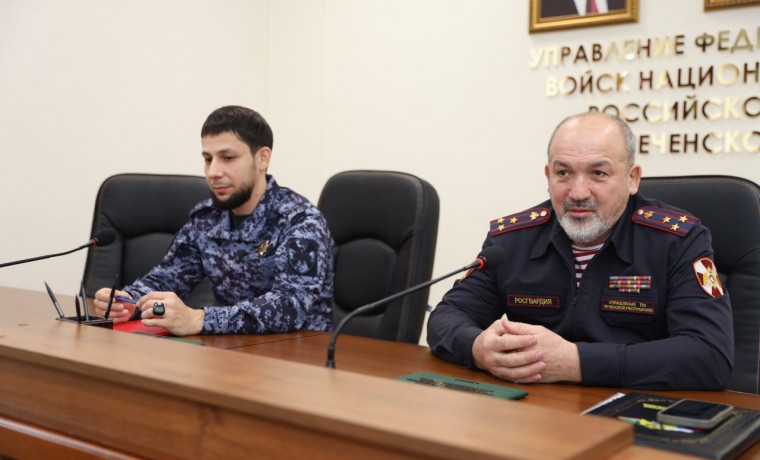 В Управлении Росгвардии по ЧР отметили 31-ю годовщину подразделений по взаимодействию со СМИ