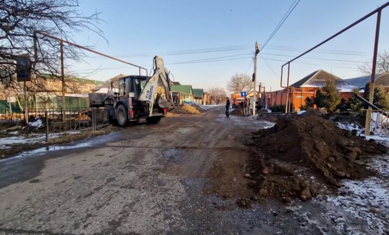 В Грозном начата работа по замене старых водопроводных сетей