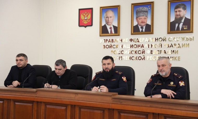 В Управлении Росгвардии по Чеченской Республике обсудили защиту объектов ТЭК