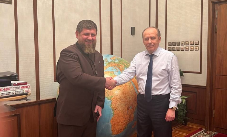 Рамзан Кадыров провел рабочую встречу с директором ФСБ Александром Бортниковым