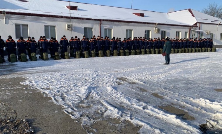 Чеченские спасатели участвуют в штабной тренировке по ликвидации последствий паводка