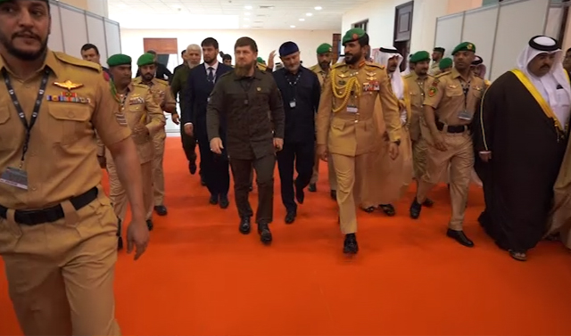 Рамзан Кадыров вместе с наследным принцем Бахрейна открыли Международную выставку «BIDEC 2019»