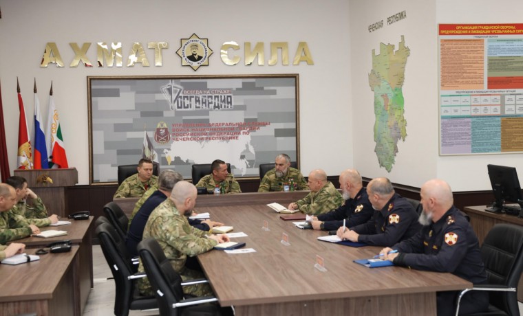 В  Росгвардии прошло совещание под руководством командующего Северо-Кавказским округом